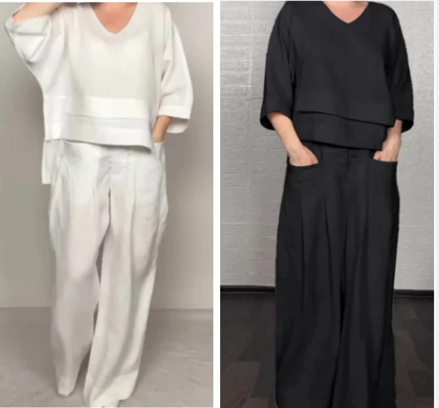 Noa | Loose-Fitting Minimalist Two-Piece Set