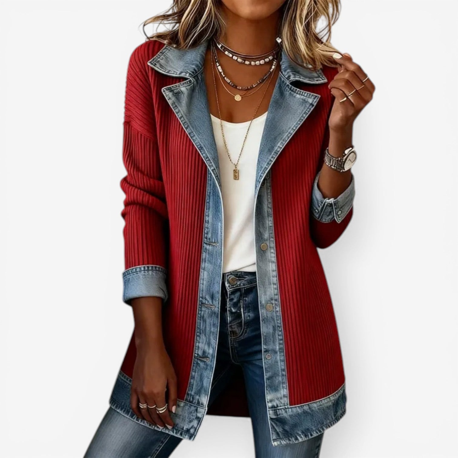 Emilia™ Blended Denim Jacket