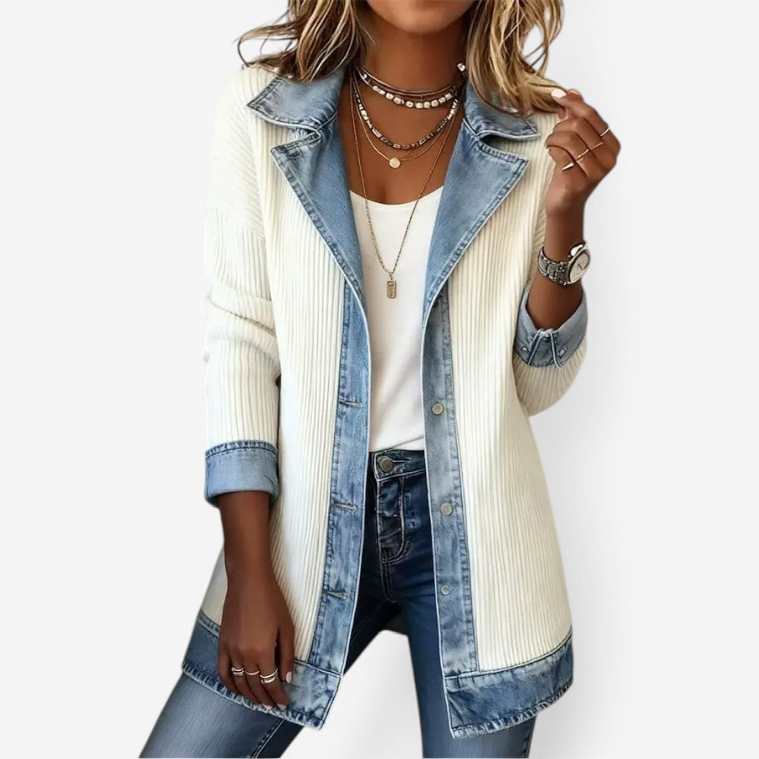 Emilia™ Blended Denim Jacket