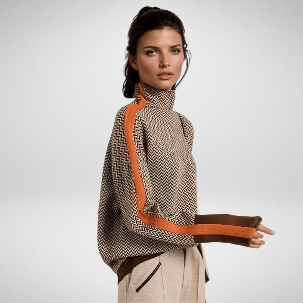 Helena | Jumper with contrasting stripes
