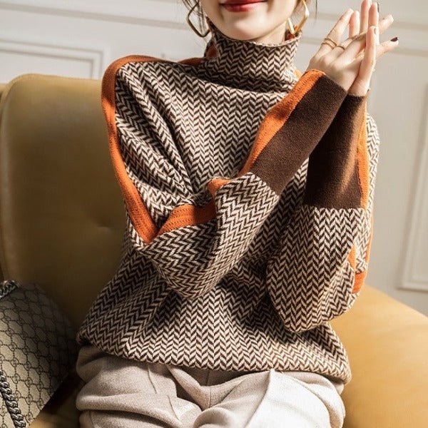 Helena | Jumper with contrasting stripes