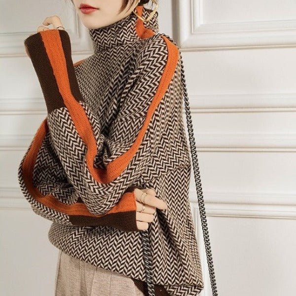 Helena | Jumper with contrasting stripes