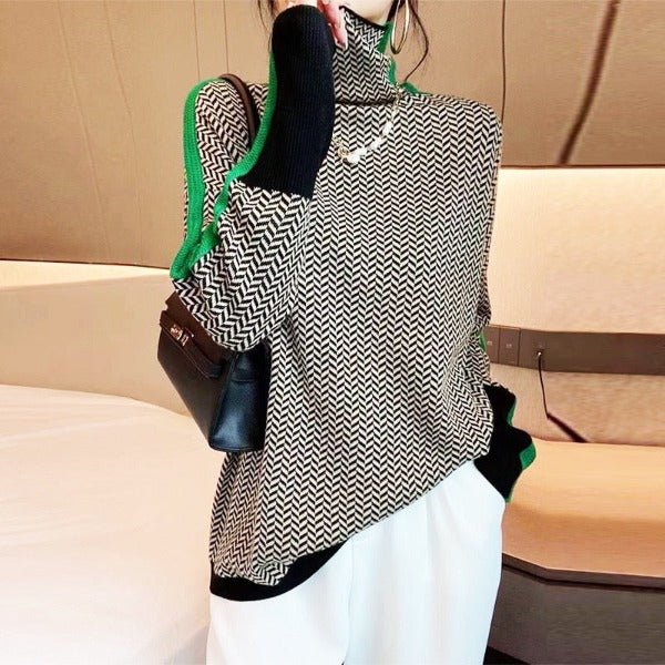 Helena | Jumper with contrasting stripes