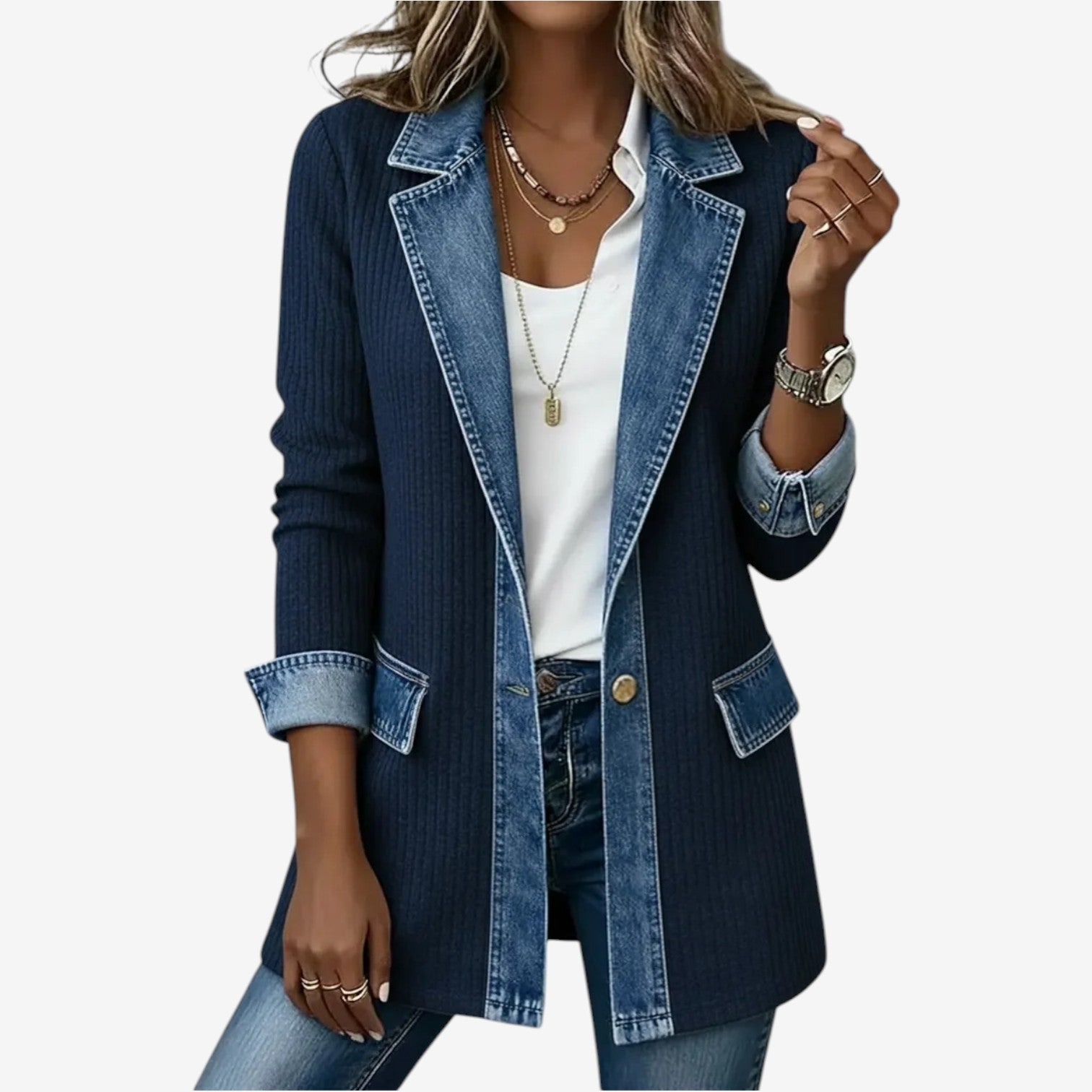 Emilia™ Blended Denim Jacket